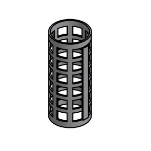 Elemento Strainer para Fia 25, 32 Or 40 (1 pulg, 1-1/4 pulg o 1-1/2 pulg), 500micras/38 Mesh 148H3129