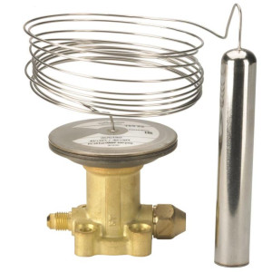 Danfoss 067G3305 Elemento Termostatico para Valvula Expansion TE 55 para R404, R507 Puerto Ecualizador 1/4 MOP -20C Rango Temp -60C a -25C Capilar 3m