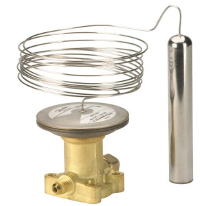 Danfoss 067G3305 Elemento Termostatico para Valvula Expansion TE 55 para R404, R507 Puerto Ecualizador 1/4 MOP -20C Rango Temp -60C a -25C Capilar 3m
