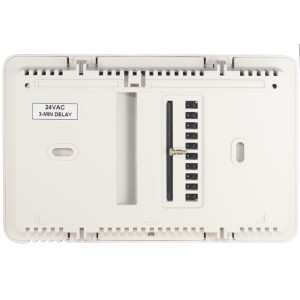 First Co Thermostat for Fan Coil 3 Speed 24V Manual 220V TF85L-200 T200 HEAT/COOL System Switch, Manual or Auto 3-Speed Fan switch with Auto Speed Feature