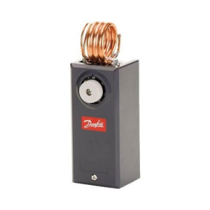 Danfoss 060L2152 Termostato KPU19 -34C a 27C con Reset Automatico, Sensor de Ambiente 060l2152