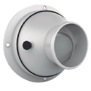 Difusor Circular Esfera de Aluminio Color Aluminio 14 in. Diametro 1 Inyeccion con Placa Ajustable DCELA14S1 Vermont