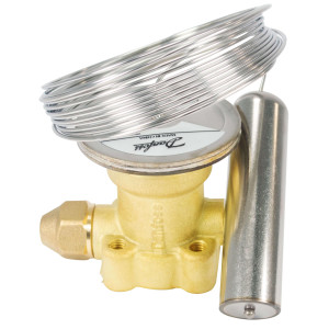 Danfoss 067B3287 Elemento Termostatico para Valvula de Expansion TE 20 R22, R407 Puerto de Ecualizacion de 1/4pulg Flare Rango Temp -40C a 10C MOP -20C Tubo Capilar de 5m incluye Cinta de Amarre