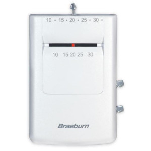 Termostato Mecanico Braeburn 500C, 1C, 1H Gas, Electrico Celsius