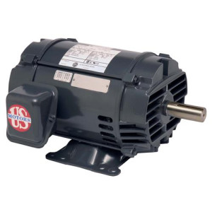 US Motors 2 hp 1745 rpm, 208-230 V/460 V, 3ph/60 hz ODP, D2P2D