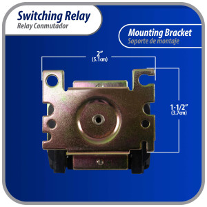 Appli Parts APSWR-342 Rele de conmutacion 90-342, de uso general, DPDT, Doble Polo, Doble Tiro, bobina de 208/240 V, CA, para aplicaciones HVAC y otras instalaciones electricas generales Remplaza APSR-342