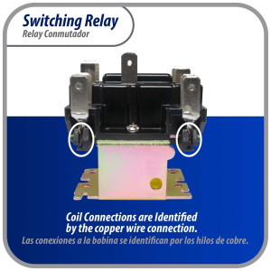 Appli Parts APSWR-342 Rele de conmutacion 90-342, de uso general, DPDT, Doble Polo, Doble Tiro, bobina de 208/240 V, CA, para aplicaciones HVAC y otras instalaciones electricas generales Remplaza APSR-342