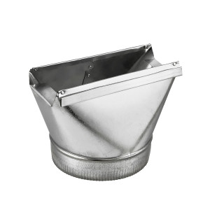 Transicion de Aluminio 3-1/4in x 10in to 6in Redondo 122