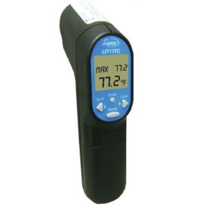 Supco LIT11TC Laser Infrared Thermometer with Probe, -60 to 700 Degrees C, -76 to 932 Degrees F, Accuracy of + or - 1 Degree C