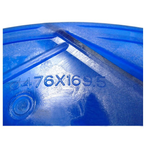 ecox wind turbine blower wheel for indoor AC Cassette unit 476x169.5x12 12100103000137

