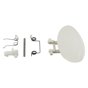 8182408 Appli Parts White Door Handle WX296AP Compatible with Whirlpool WP8182408 AP6011791 1065536 PS11744990