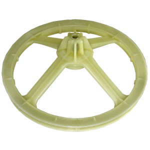 Appli Parts 85015 Polea para Lavadora 19.5 cm, remplaza LG, Sanyo, Samsung, Nisato, Daka, Sankey, Hitachi, Hoover y otras