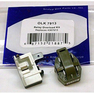 Supco Overload Relay Kit OLK7913, Fit: WP4387913 IC102 / OL1