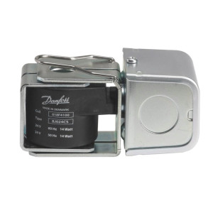 Danfoss 018F4100 Solenoid Coil 24 V, 50/60 Hz, 14 W, BJ024CS, Juction Box
