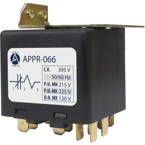 Appli Parts APPR-066 Relay Potencial 066, Voltaje de Bobina 395 V, Recogida Minima 215 V, Recogida Maxima 225 V, Caida Maxima 120 V, 50/60Hz Remplazo universal para unidades de refrigeracion y aire acondicionado
