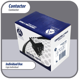 Appli Parts APAC-375240 Contactor 3 Polos 75A 240V Bobina Repuesto para Compresores de CA y Aplicaciones Electricas Certificacion UL E476929 de Trabajo Pesado