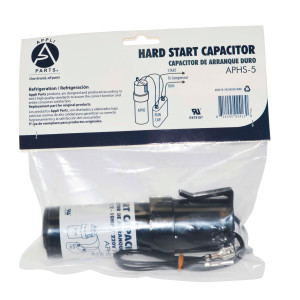 Appli Parts APHS-5 Relay de Arranque, Capacitor y Termico amplificador de potencia para aire acondicionado de 1/12-10 HP y compresores 110-220 Voltios 1 Ph hasta 300 porciento de torque