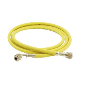 Uniweld Manifold Hose 60 in CFC HCFC HFC R410 Yellow 1/4 Standard Connection H5SMBY