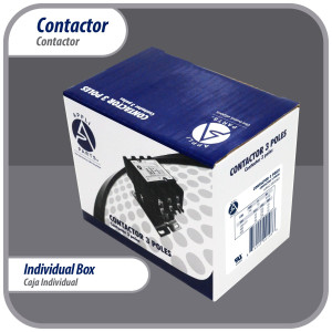 Appli Parts APAC-350240 Contactor 3 Polos 50A 240V Bobina Repuesto para Compresores de CA y Aplicaciones Electricas Certificacion UL E476929 de Trabajo Pesado