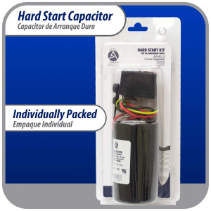 Appli Parts APHS-3 4 to 5 TON Hard Start kit 208-265 V, 1 Ph for air conditioner includes Capacitor 270-324mfd 330V and Potential Relay for Air Conditioner scroll and reciprocating compressors