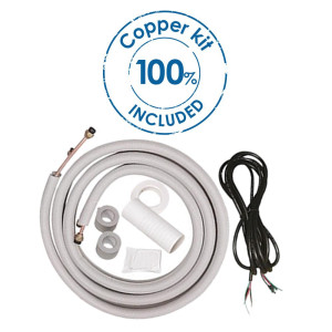 Mini Split De Pared 24.000btu R410 220v/60hz/1ph Inverter Hasta Seer 20 Wifi Opcional Ahri / Etl, Solo Frio, Rg57 Centigrado, Con Kit De Instalacion Ecox Edhm024c19b