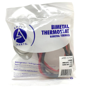 Appli Parts APBT-5709 Bimetal Termico 3 Cables Ventilador Y Resistencia SPDT Abre 55 F Cierra 35 F Remplaza Bohn, Larkin, Chandler, Climate Control 5709l, 4751c, 27454, SL5709 Appli Parts APBT-5709 Bimetal Termico 3 Cables Ventilador Y Resistencia SPDT Abre 55 F Cierra 35 F Remplaza Bohn, Larkin, Chandler, Climate Control 5709l, 4751c, 27454, SL5709