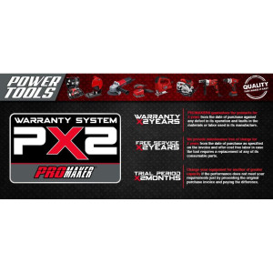 Promaker Jig Saw PRO-SC800
Voltage - Frequency: 120V - 60Hz
Amperage: 7.0AMP
Power: 800W
Speed: 800-3000spm
Bevel Cut: 0-45
Cutting capacity: 100mm (wood) 10mm (steel)
Cord: 6.5ft