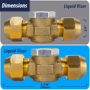 Appli Parts APSG-34A Visor de Liquido 3/4 pulg Flare e Indicador de Humedad con conexiones Rosca con cuerpo extraible para Sistemas de Refrigeracion y Aire Acondicionado compatible con refrigerantes CFC, HCFC, HFC Appli Parts APSG-34A Visor de Liquido 3/4 pulg Flare e Indicador de Humedad con conexiones Rosca con cuerpo extraible para Sistemas de Refrigeracion y Aire Acondicionado compatible con refrigerantes CFC, HCFC, HFC