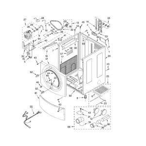 279570 Appli Parts Cierre de puerta Secadora 279570AP Compatible con 236876 236877 241282 241286 241890 261847 263067 279280 279337 279469 291949 3390239 3392538 3398175 342295 347813 4165234 y otros