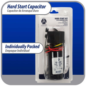 Appli Parts APHS-1 1 to 3 TON Hard Start kit 208-244 V, 1 Ph for air conditioner includes Capacitor 88-108mfd 330V and Potential Relay for Air Conditioner scroll and reciprocating compressors 