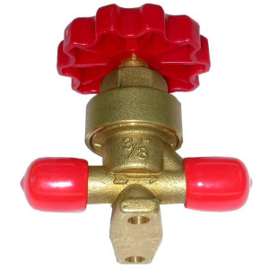 Appli Parts APSV-38 Valvula de Paso 3/8 pulg SAE Flare Rosca, para sistemas de refrigeracion, aire acondicionado y calefaccion, con cuerpo de bronce macizo Appli Parts APSV-38 Valvula de Paso 3/8 pulg SAE Flare Rosca, para sistemas de refrigeracion, aire acondicionado y calefaccion, con cuerpo de bronce macizo