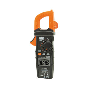 Klein Tools CL800 Electrical Tester, Digital Clamp Meter AC / DC Auto-Ranging 600 Amp Measures Voltage, Resistance, Temp, More 