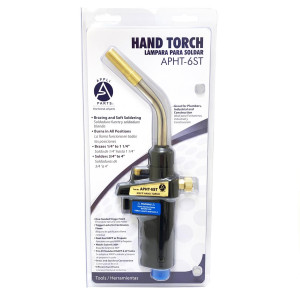 Appli Parts APHT-6ST Soplete Boquilla de Soldar con encendedor y seguro, Antorcha, Lampara para soldadura blanda o fuerte con Mapp o Propano para uso en refrigeracion, aire acondicionado y mas