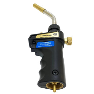 Appli Parts APHT-6ST Soplete Boquilla de Soldar con encendedor y seguro, Antorcha, Lampara para soldadura blanda o fuerte con Mapp o Propano para uso en refrigeracion, aire acondicionado y mas