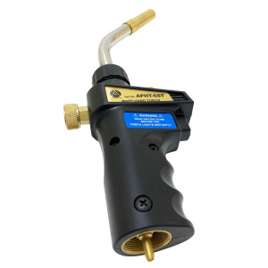 Appli Parts APHT-6ST Soplete Boquilla de Soldar con encendedor y seguro, Antorcha, Lampara para soldadura blanda o fuerte con Mapp o Propano para uso en refrigeracion, aire acondicionado y mas