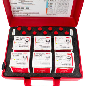 Danfoss 068Z7100 Expansion Valve Kit T 2, TE 2, includes 1 x 068Z3206, 1 x 068Z3209, 1 x 068Z3400, 1 x 068Z3403, 1 x 068Z3346, 1 x 068Z3348,1 x 068-2002, 1 x 068-2003, 1 x 068-2010,  2 x 068-2015, 2 x 068-2006, 1 x 068-2007, 1 x 068-2008, 1 x 068-2009