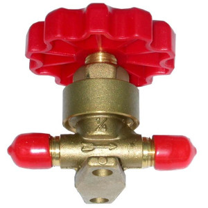 Appli Parts APSV-14 Valvula de Paso 1/4 pulg SAE Flare Rosca, para sistemas de refrigeracion, aire acondicionado y calefaccion, con cuerpo de bronce macizo Appli Parts APSV-14 Valvula de Paso 1/4 pulg SAE Flare Rosca, para sistemas de refrigeracion, aire acondicionado y calefaccion, con cuerpo de bronce macizo