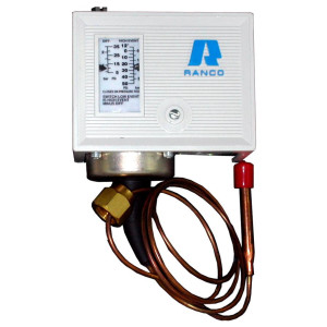 Presostato Nev. Ranco O16-624 Baja (5-38psi) 1/4 SAE Flare  Capilar 36in (0.9m) Interruptor SPDT Reset Auto Dierencial 5 a 38psi (0.3 a 2.6bar) Rango de presione 12 a 80psi (0.4 a 5.5bar)