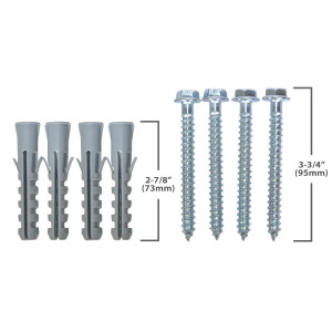 Appli Parts APAB-AFK3 Mounting Bracket kit Includes Rubber Pads, Screws, Levelers, Expanders