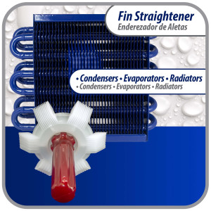 Appli Parts APT-FS351 Plastic AC fin comb straightener tool for condenser evaporator and radiator coil helps heat transfer increasing performance Fin Straightener 8,9,10,12,14,15 per in