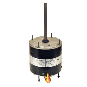 MARS 10469 Motor para Unidad Condensadora de Aire Acondicionado Multi Capacidad 1/6-1/3 HP 825rpm 208-230V/60Hz/1Ph 6 polos 1 eje TEAO Cerramiento 2 velocidad, Reversible 10/7.5mfd/370VAC Capacitor