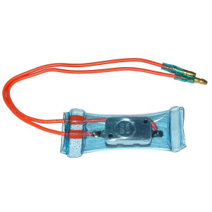 Appli Parts APBT-S2503 Bimetal Termico Tipo Asiatico 2 Cables Abre 13 C y Cierra -4 C, cables Naranja y Naranja, Remplaza BIM-2503, RO40503 Termodisco