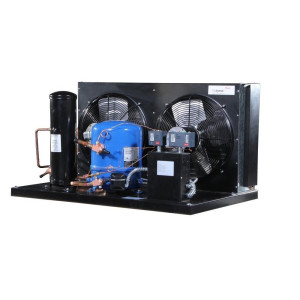 Danfoss HGZC0900UWJ300R Condensing Unit Copper Coil Aluminum Fins 9HP MBP 460V/3Ph/60Hz R134a,R404A,R448A,R449A,R452A POE Oil 2 Fans with Reciprocating Compressor MTZ100-4 114N3629
