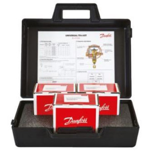Danfoss 067L7000 3 - 5TR Thermostatic Expansion Valve Kit, TR 6, R410A, 3/8x3/8 in, ODF, Includes 067L5955 3TR, 067L5956 4TR and 067L5957 5TR for Air Conditioning Applications