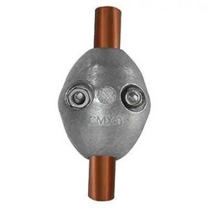 A/C Zincs ACZ-1/2 Granada anti-Corrosion de tuberia de 1/2 pulg A/C Zincs ACZ-1/2 Granada anti-Corrosion de tuberia de 1/2 pulg