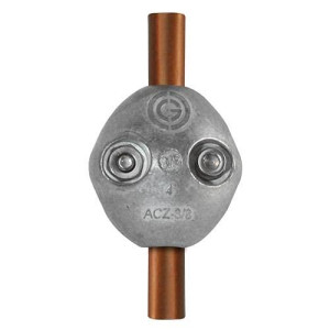 A/C Zincs ACZ-3/8 Granada anti-Corrosion de tuberia de 3/8 pulg A/C Zincs ACZ-3/8 Granada anti-Corrosion de tuberia de 3/8 pulg
