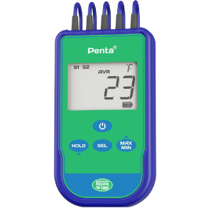 Full Gauge Penta Termometro Digital con 5 Sensores Remplaza Penta III