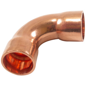 Appli Parts AP-C012L Codo de 90 grados giro Largo 1/2 in, Accesorios de tuberia de cobre CxC Conexiones soldadas para aplicaciones de refrigeracion, aire acondicionado y plomeria Tuberia ACR y tipo L