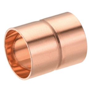 Appli Parts AP-A358 3-5/8 in Wrot Copper Coupling fitting CxC Sweat connections for refrigeration, air conditioning and plumbing applications ACR and Type L copper pipe 