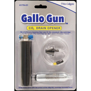 Nu-Calgon 4179-01 Pistola CO2 Gallo para drenaje